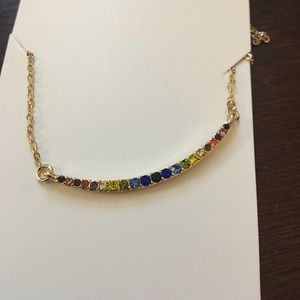 Amelia Rue Rainbow Necklace NIB